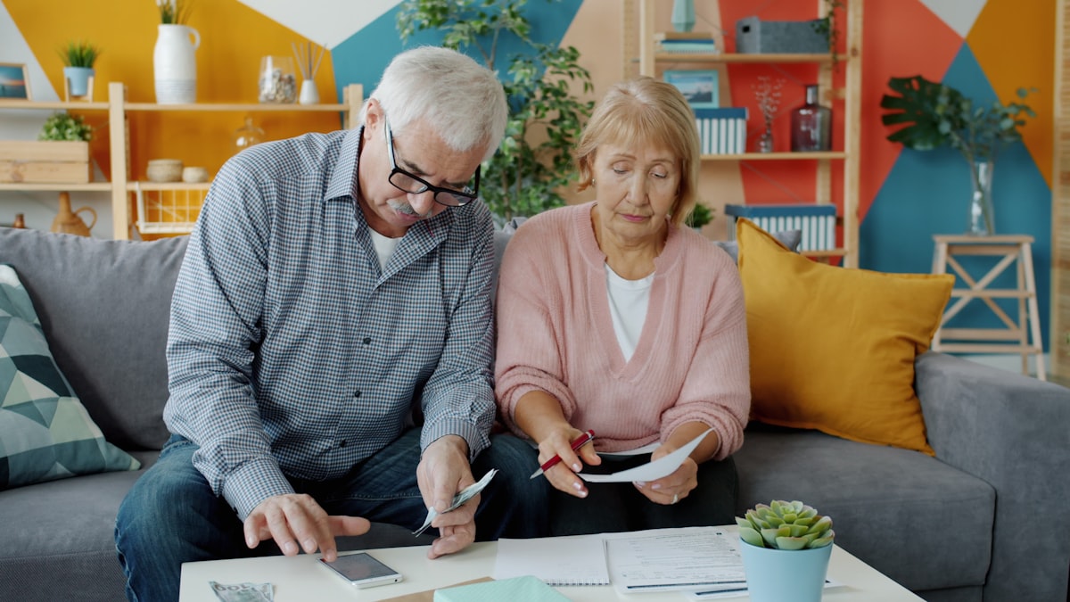 Retraite et succession — couple senior